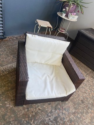 Conjunto Muebles Ratán Exterior con Cojines