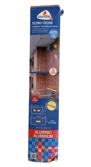 Tendedero Techo Cuncial Extensible Aluminio
