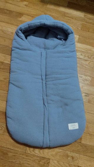 Saco de invierno para bebé azul