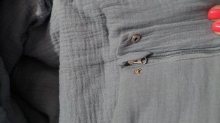 Saco de invierno para bebé azul