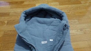 Saco de invierno para bebé azul