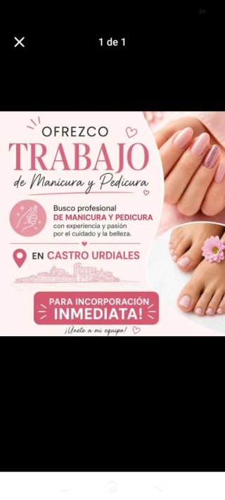 Salón de belleza manicura pedicura
