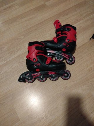 Patines Oxelo Talla 36-40 Rojo/Negro