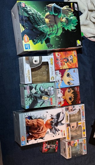 Cajas vacías figuras Bandai