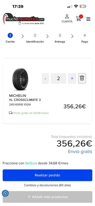 Michelin Crossclimate 3  245/45 R18 100W Nuevas