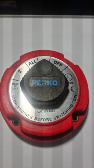 Conmutador Batería Perko 300A Marino