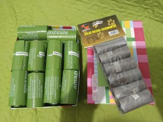 Lote 26 rollos de Bolsas excrementos Mascotas.