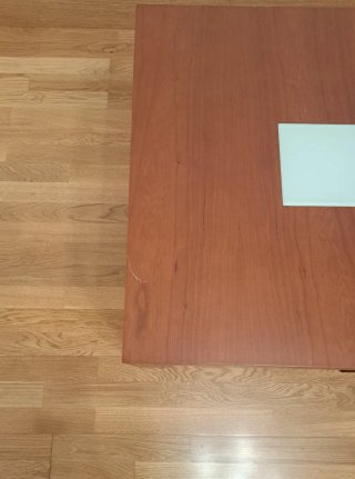 Mesita auxiliar de madera 60x60 cm