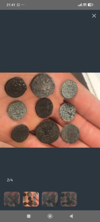 Lote monedas antiguas reservadas para Luis