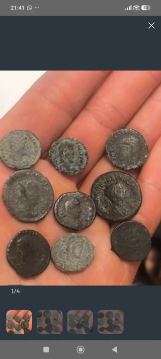Lote monedas antiguas reservadas para Luis