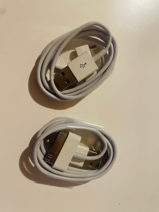 Lote 2 cables iPhone 4 4S iPad 1 2 3 iPod 30 pines