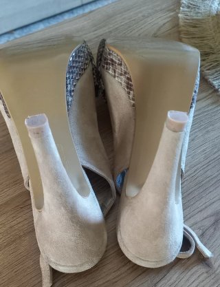 Zapatos de tacón Rosselli Beige/Marrón Talla 38