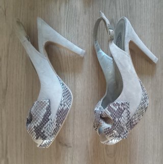 Zapatos de tacón Rosselli Beige/Marrón Talla 38