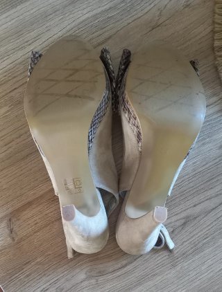 Zapatos de tacón Rosselli Beige/Marrón Talla 38