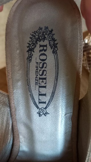 Zapatos de tacón Rosselli Beige/Marrón Talla 38