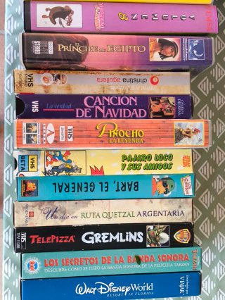 32 Videos VHS Colección Películas