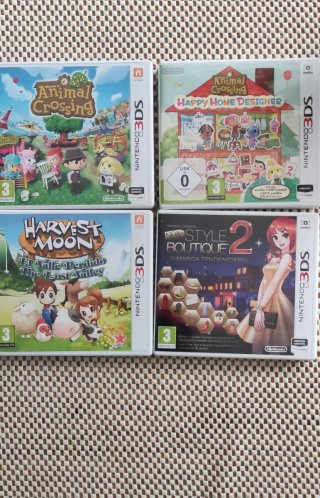 Nintendo 3DS con manuales