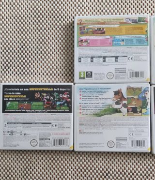 Nintendo 3DS con manuales