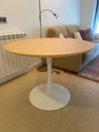 Mesa redonda madera 100cm
