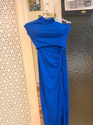 Vestido de fiesta azul