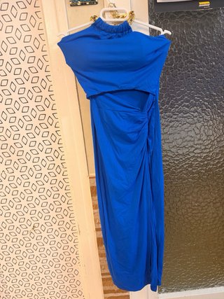 Vestido de fiesta azul