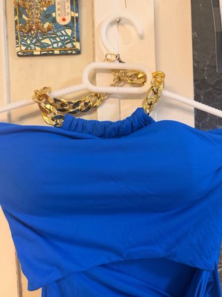 Vestido de fiesta azul