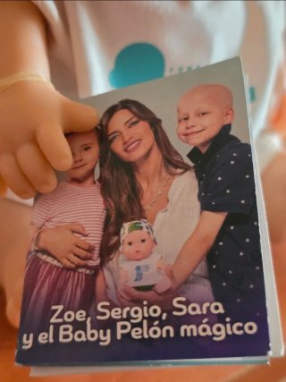 Muñeco Baby Pelón Juegaterapia Sara