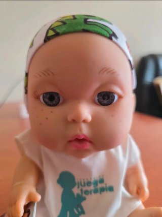 Muñeco Baby Pelón Juegaterapia Sara