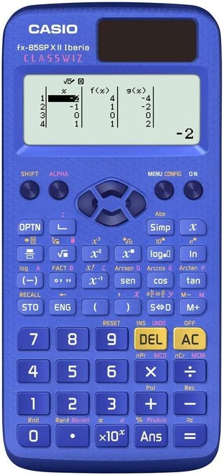 Casio calculadora científica solar funciones
