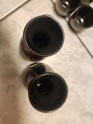 Set 2 Boccettine + 5 Tazzine Ceramica