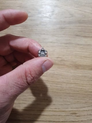 Abalorio Pandora Castillo Plata