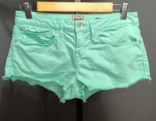 Shorts vaqueros Superdry menta T.W29