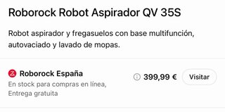 Roborock QV 35 S Robot Aspirador