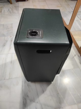 Estufa de gas gris