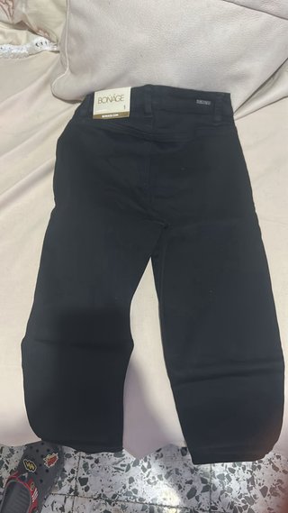 Pantalones Bonage Negros y  azul