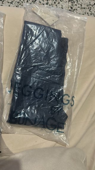 Pantalones Bonage Negros y  azul