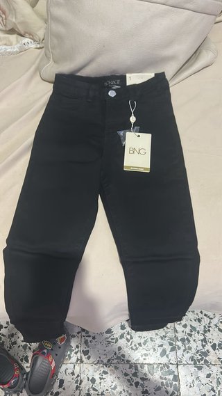 Pantalones Bonage Negros y  azul
