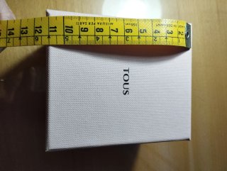 Caja joyero cartón Tous beige