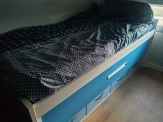 Cama nido 90/80 con cajones con colchones