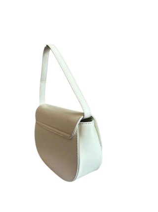Bolso Diesel Blanco y Plateado