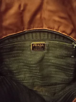 Borsa Prada donna marrone, vintage