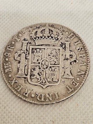 Nufilart Moneda Antigua Carlos III 1796 Plata