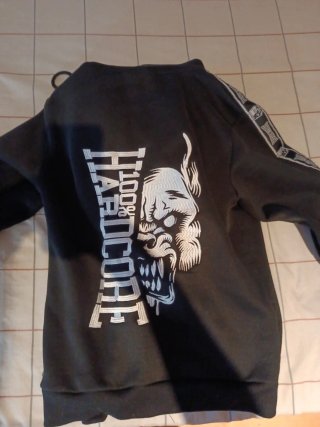 Sudadera 100% Hardcore Negra