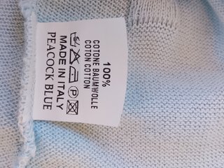 Cardigan fino entallado Peacock Blue