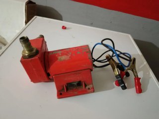 Bomba Gasoil y aceites 12V con Pinzas