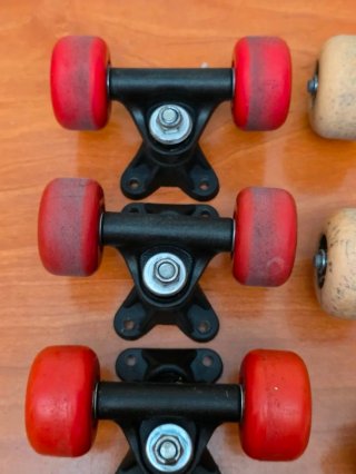 Lote Ejes y Ruedas Skate/Monopatín