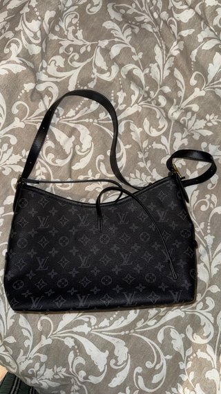 Borsa Louis Vuitton Carryall PM Nero/Grigio
