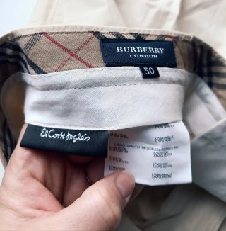 Pantalón Burberry Verano Caballero T.50 Beige