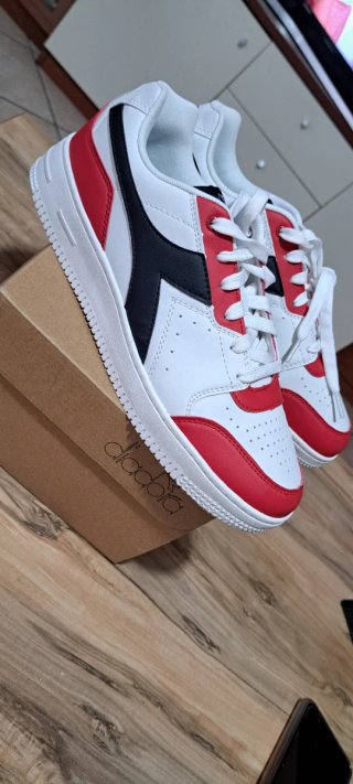 Scarpe Diadora Bianche e Rosse