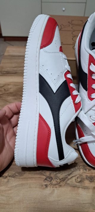 Scarpe Diadora Bianche e Rosse